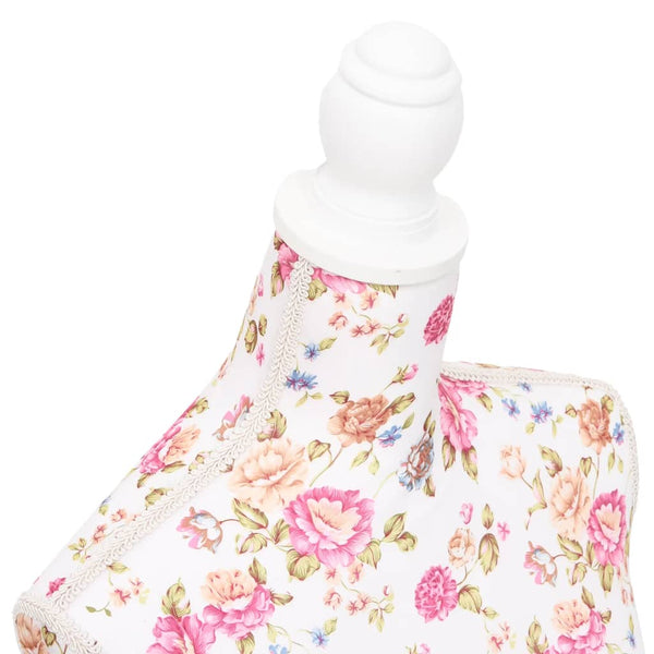 Women's Bust Dressmaker Dummy Mannequin Torso Cotton White Rose