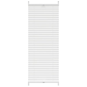 vidaXL Blackout Pleated Blind 40×100 cm White