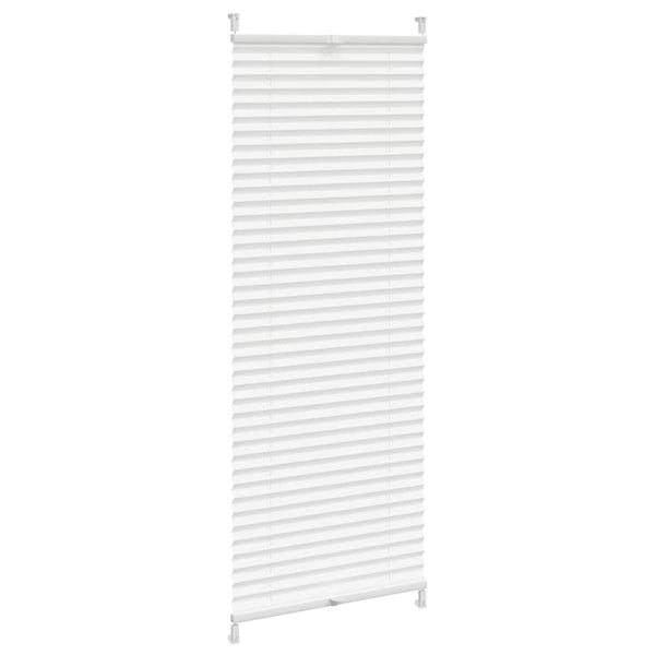 vidaXL Blackout Pleated Blind 40×100 cm White