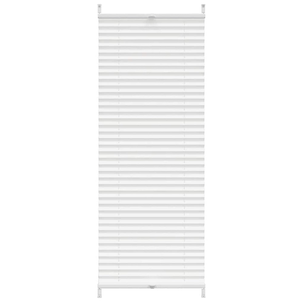 Pleated Blind Pleated Shade Roller Blind 40x150cm White
