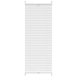 Pleated Blind Pleated Shade Roller Blind 40x150cm White