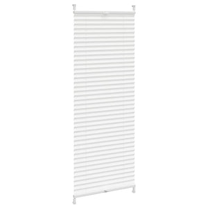 Pleated Blind Pleated Shade Roller Blind 40x150cm White