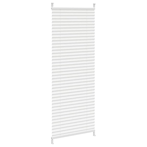 Pleated Blind Pleated Shade Roller Blind 40x150cm White