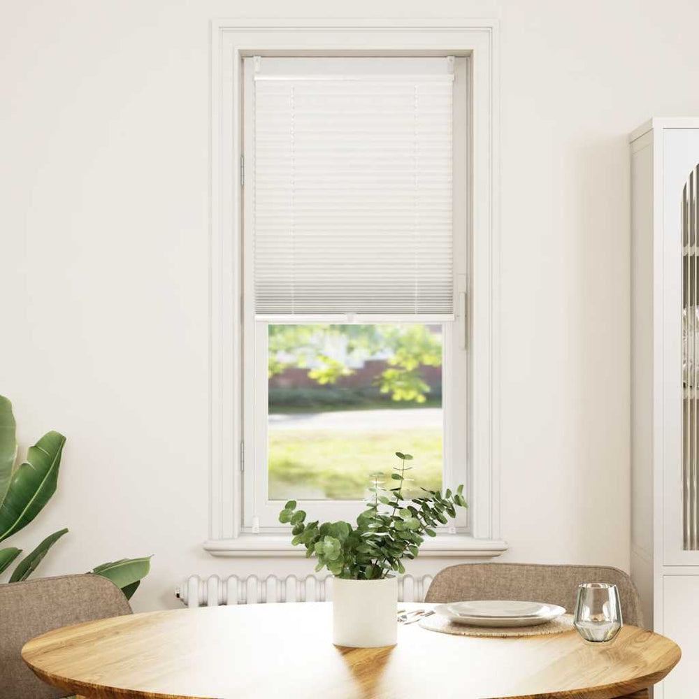 Pleated Blind Pleated Shade Roller Blind 40x150cm White
