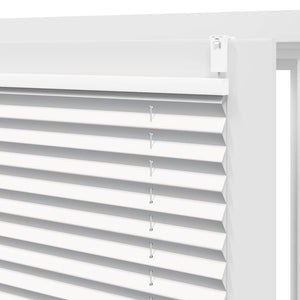 vidaXL Blackout Pleated Blind 60x100 cm White