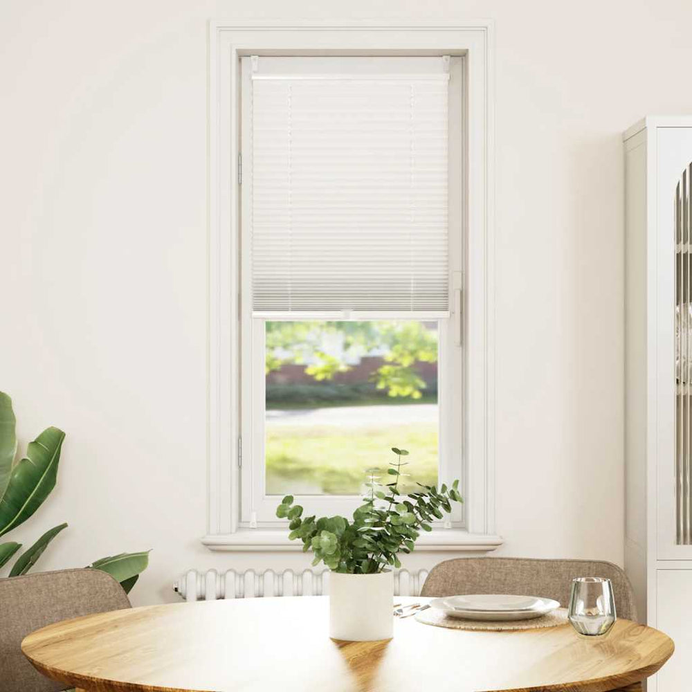 vidaXL Blackout Pleated Blind 60x100 cm White