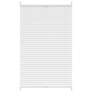 vidaXL Blackout Pleated Blind 70×125 cm White