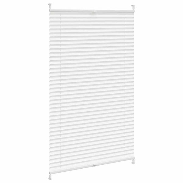 vidaXL Blackout Pleated Blind 70×125 cm White