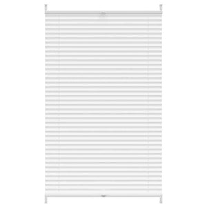 vidaXL Blackout Pleated Blind 80x100 cm White