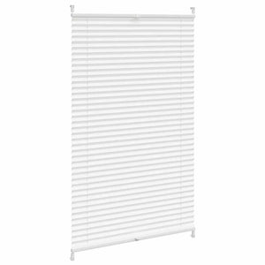 vidaXL Blackout Pleated Blind 80x100 cm White