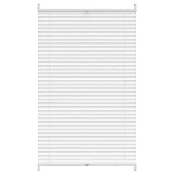 vidaXL Blackout Pleated Blind 90x150 cm White