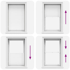 vidaXL Blackout Pleated Blind 90x150 cm White