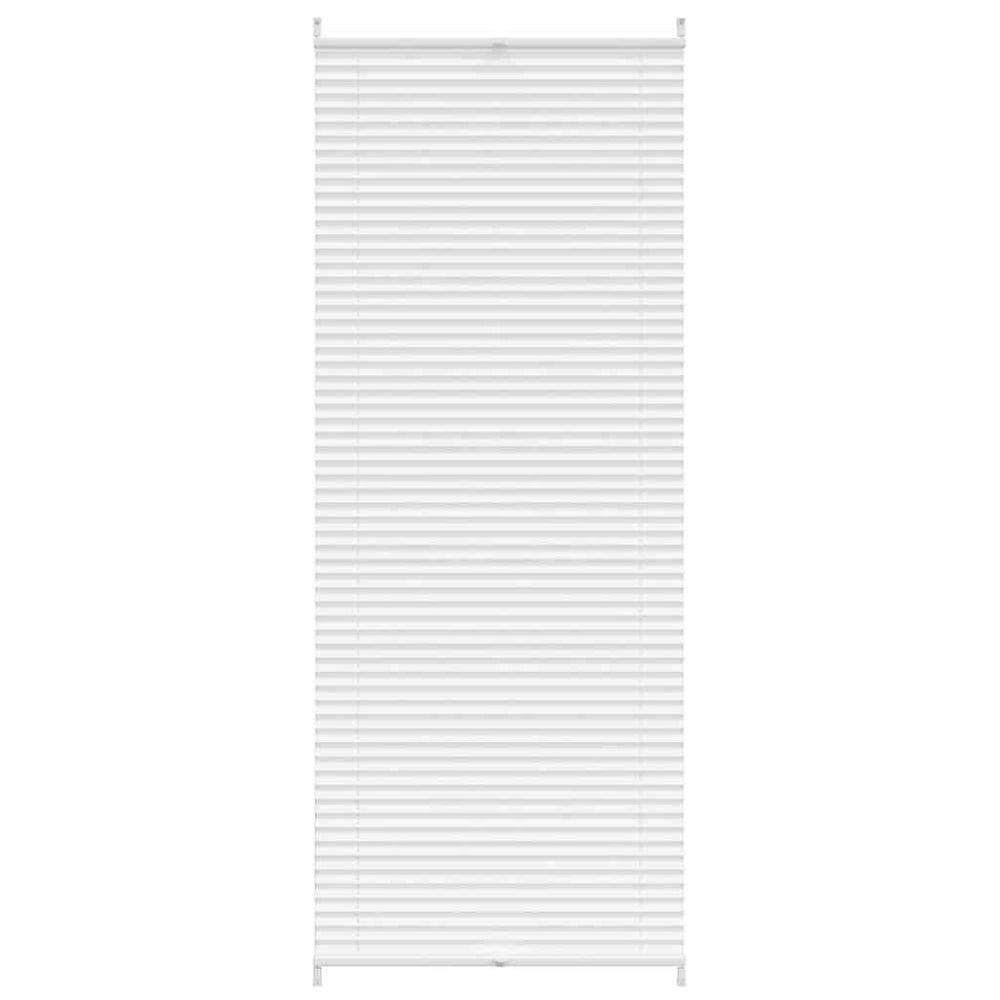vidaXL Blackout Pleated Blind 90x200 cm White