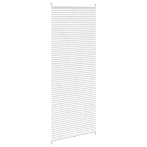 vidaXL Blackout Pleated Blind 90x200 cm White