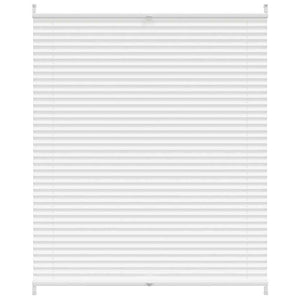 vidaXL Blackout Pleated Blind 100x125 cm White