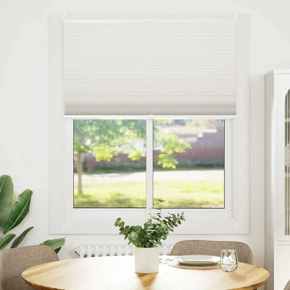 Pleated Blind Roller Blind Pleated Roller Blind 100x150cm White
