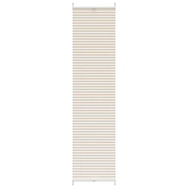 Pleated Blind Roller Blind Pleated Roller Blind 40x200cm Cream