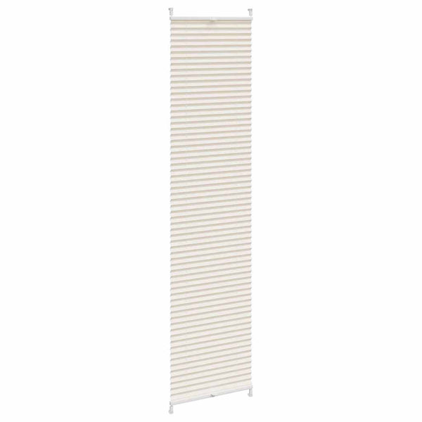 Pleated Blind Roller Blind Pleated Roller Blind 40x200cm Cream
