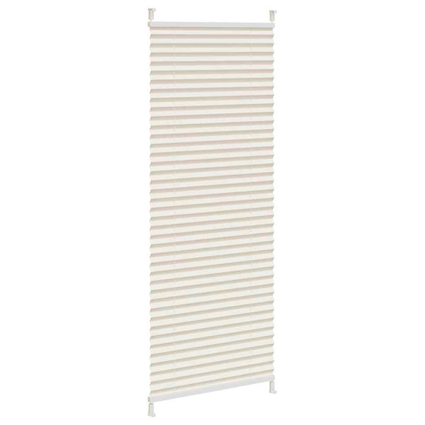 Pleated blind roller blind pleated blind 60x100cm Cream