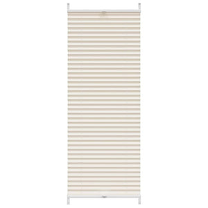 Pleated Blind 60x125cm Cream