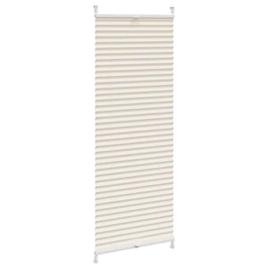 Pleated Blind 60x125cm Cream