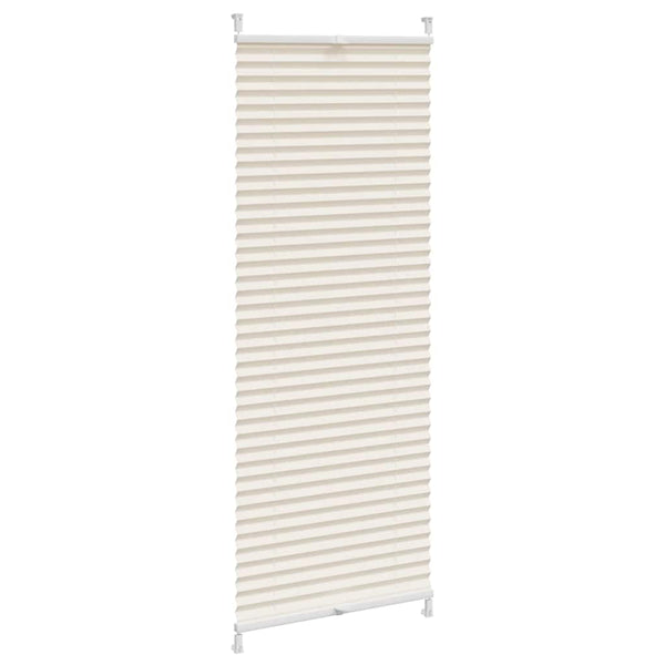 Pleated Blind 60x125cm Cream