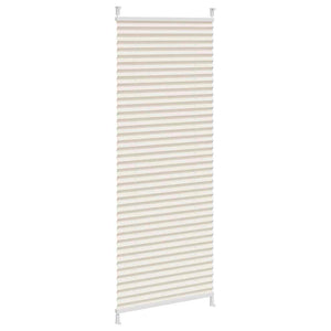 Pleated Blind 60x125cm Cream