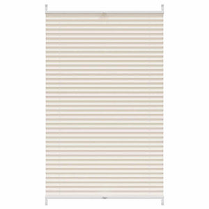 Pleated Blind Roller Blind Pleated Roller Blind 70x125cm Cream