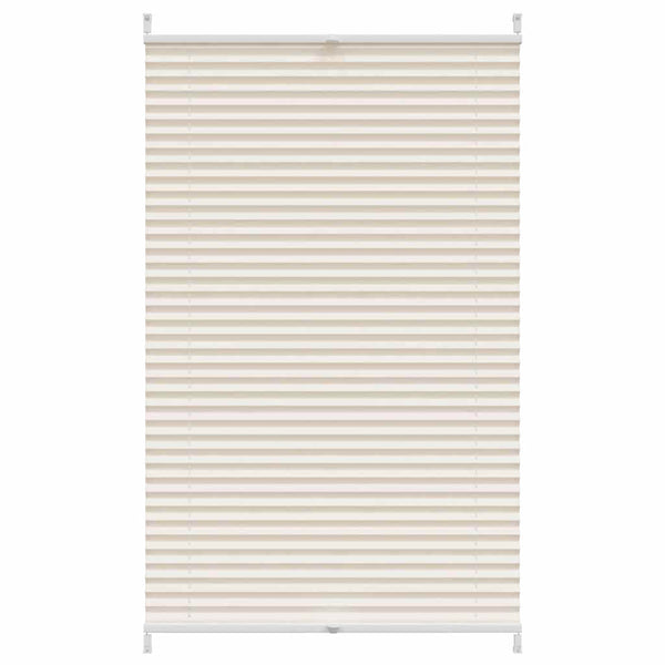 Pleated Blind Roller Blind Pleated Roller Blind 70x125cm Cream