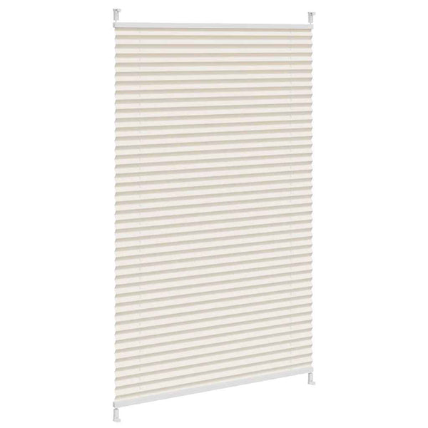 Pleated Blind Roller Blind Pleated Roller Blind 70x125cm Cream