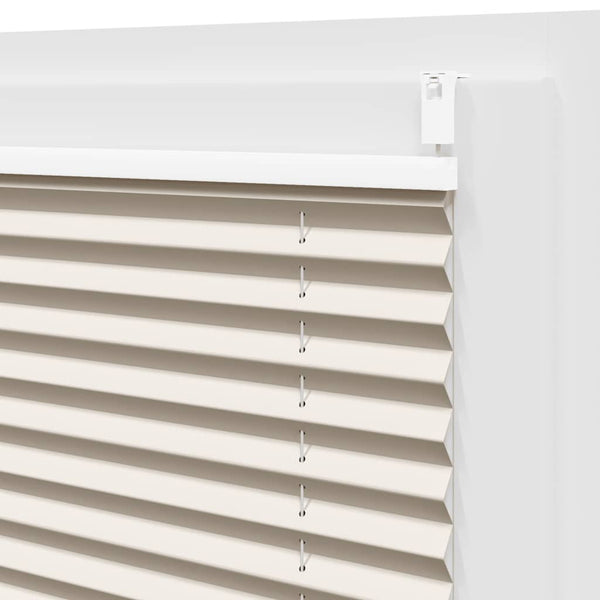 Pleated Blind Pleated Roller Blind 70x150cm Cream