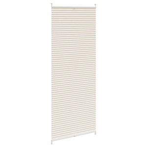 Pleated Blind Roller Blind Pleated Blind 70x200cm Cream