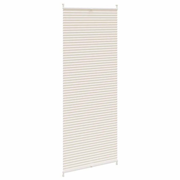 Pleated Blind Roller Blind Pleated Blind 70x200cm Cream
