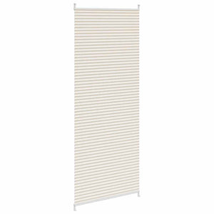 Pleated Blind Roller Blind Pleated Blind 70x200cm Cream