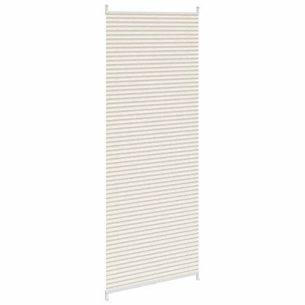 Pleated Blind Roller Blind Pleated Blind 70x200cm Cream