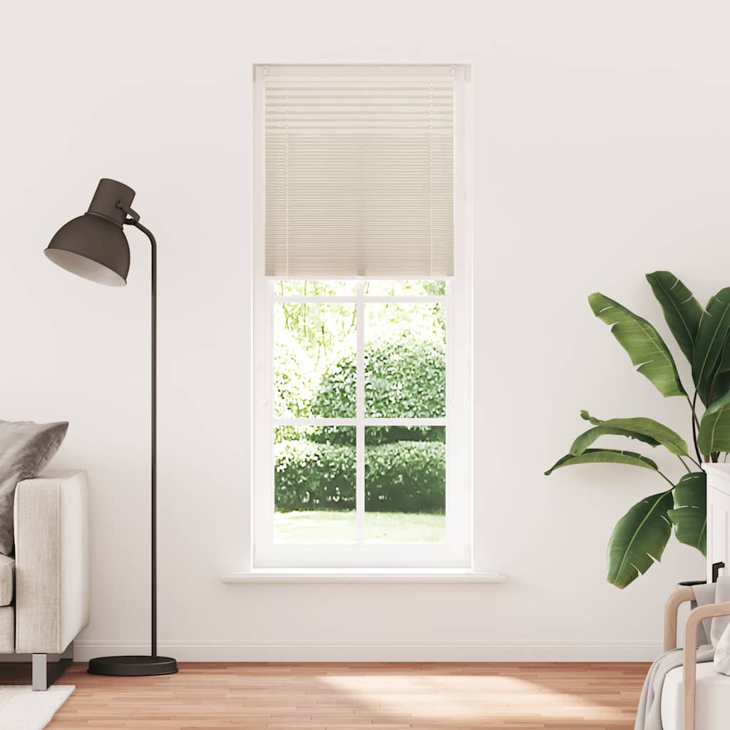 Pleated Blind Roller Blind Pleated Blind 70x200cm Cream