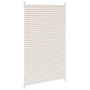 Pleated Blind Roller Blind Pleated Roller Blind 80x150cm Cream