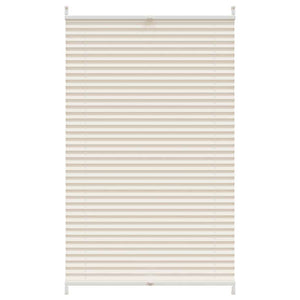 vidaXL Blackout Pleated Blind 90x100 cm Cream