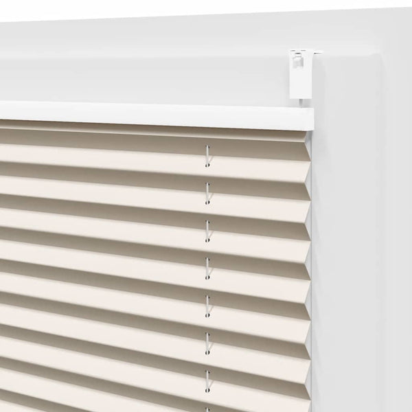 vidaXL Blackout Pleated Blind 90x100 cm Cream