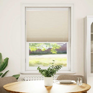 vidaXL Blackout Pleated Blind 90x100 cm Cream