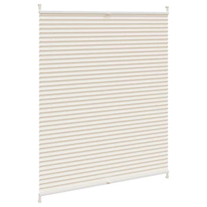 Pleated Blind Roller Blind Pleated Blind 100x150cm Cream