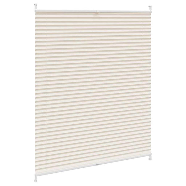 Pleated blind 110x100cm Cream