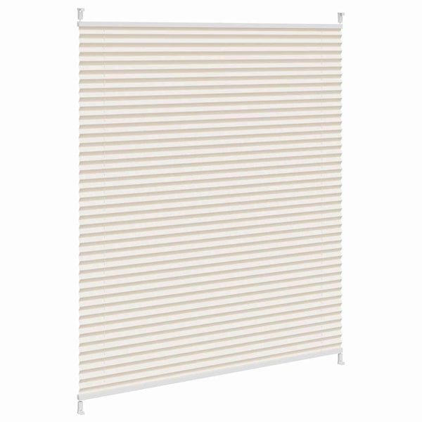 Pleated blind 110x100cm Cream