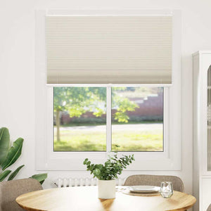 Pleated blind 110x100cm Cream