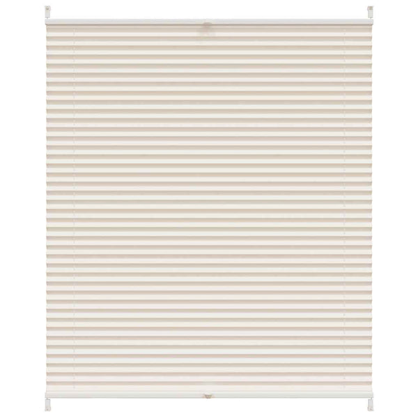 Pleated Blind 110x125cm Cream