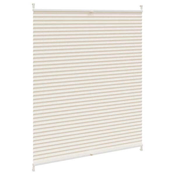 Pleated Blind 110x125cm Cream