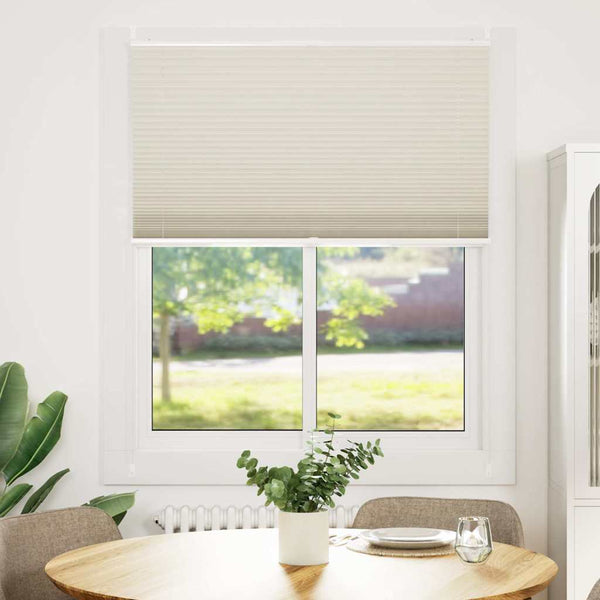 Pleated Blind Pleated Roller Blind 110x150cm Cream