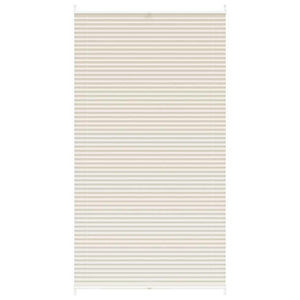 Pleated Blind 110x200cm Cream