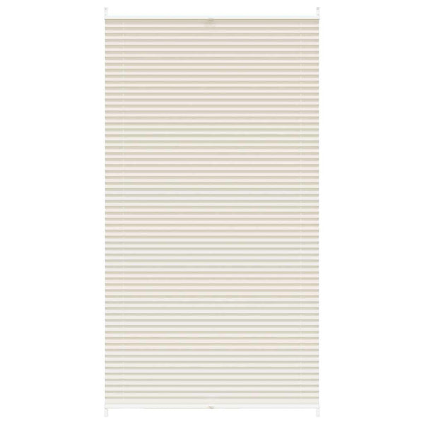 Pleated Blind 110x200cm Cream
