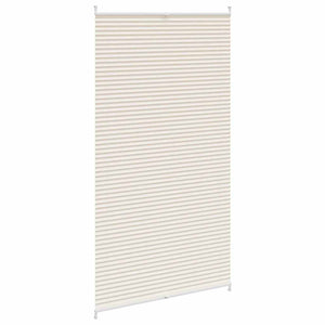 Pleated Blind 110x200cm Cream